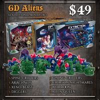 Sword & Sorcery: Galaxy Defenders Aliens Miniature Set