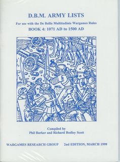 DBM Army Lists Book 4: 1071 AD to 1500 AD