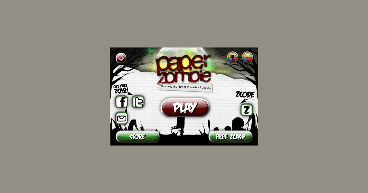 Paper Zombie Video Game VideoGameGeek