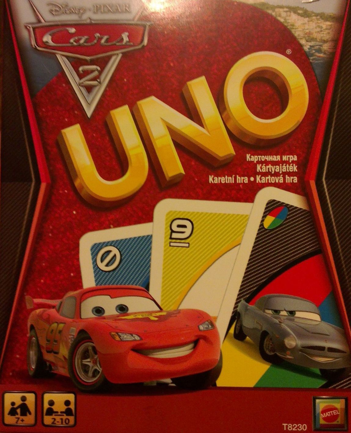 UNO: Cars 2 doboz