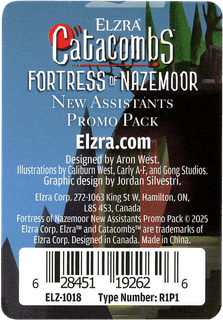 Catacombs: Fortress of Nazemoor – New Assistants Promo Pack