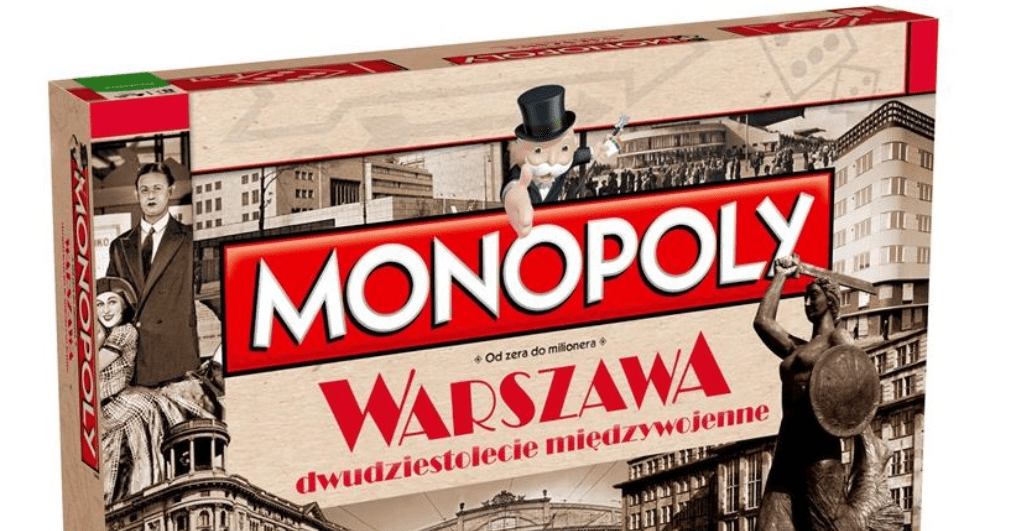 Monopoly Warszawa dwudziestolecie międzywojenne Board Game