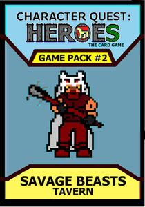 Character Quest: Heroes The Card Game – Game Pack #2: Savage Beasts