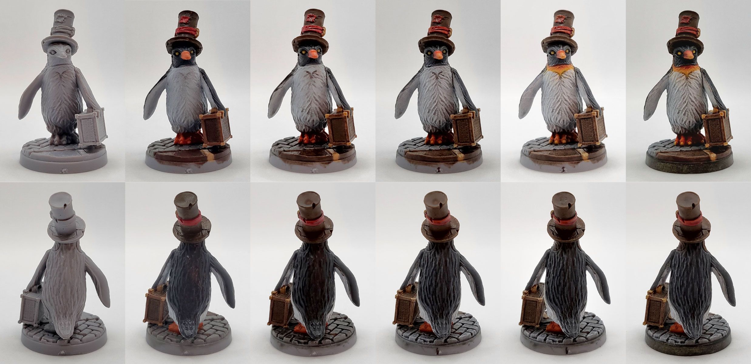 Figurines Etherfields Peintes à La Main - Lot De Figurines Peintes