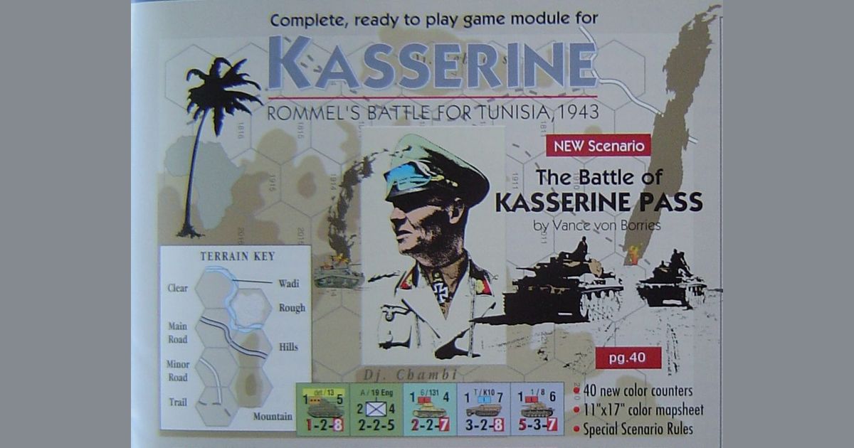 Kasserine: The Battle of Kasserine Pass | Board Game | BoardGameGeek