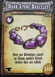 Shadows of Brimstone: Dark Stone Bracelet Promo Card