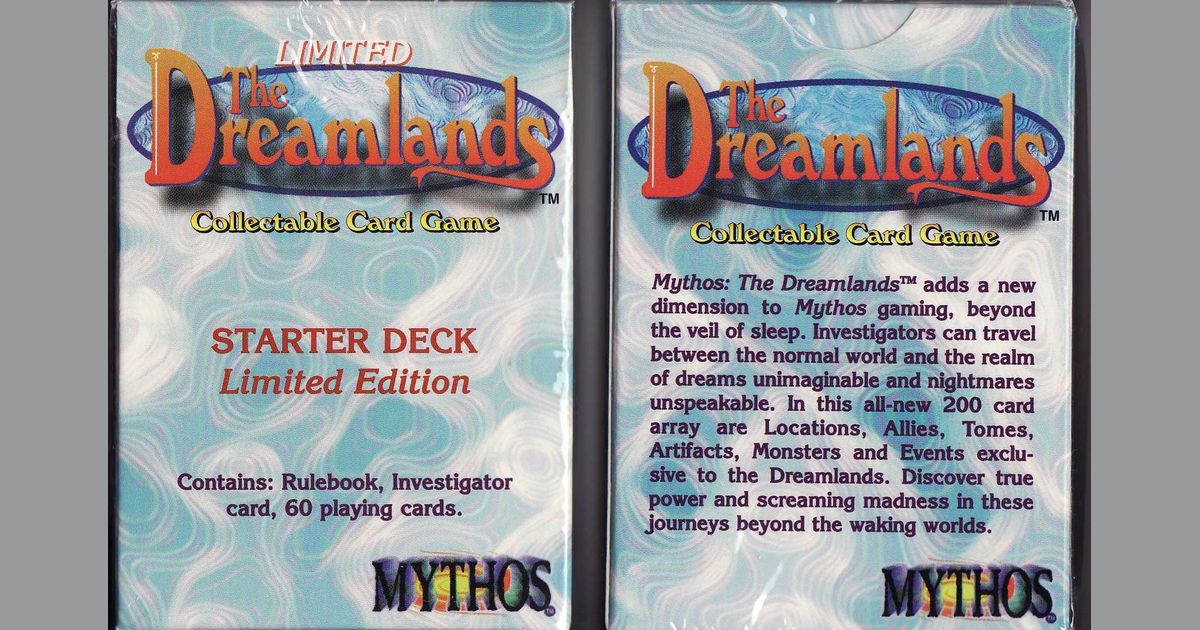 Mythos TCG Dreamlands Limited Edition Starter Deck Lovecraft Cthulhu Goodness! 