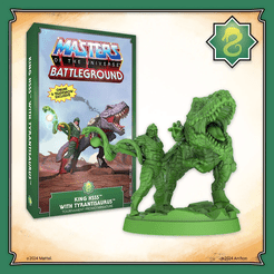 Masters of the Universe: Battleground – King Hsss with Tyrantisaurus