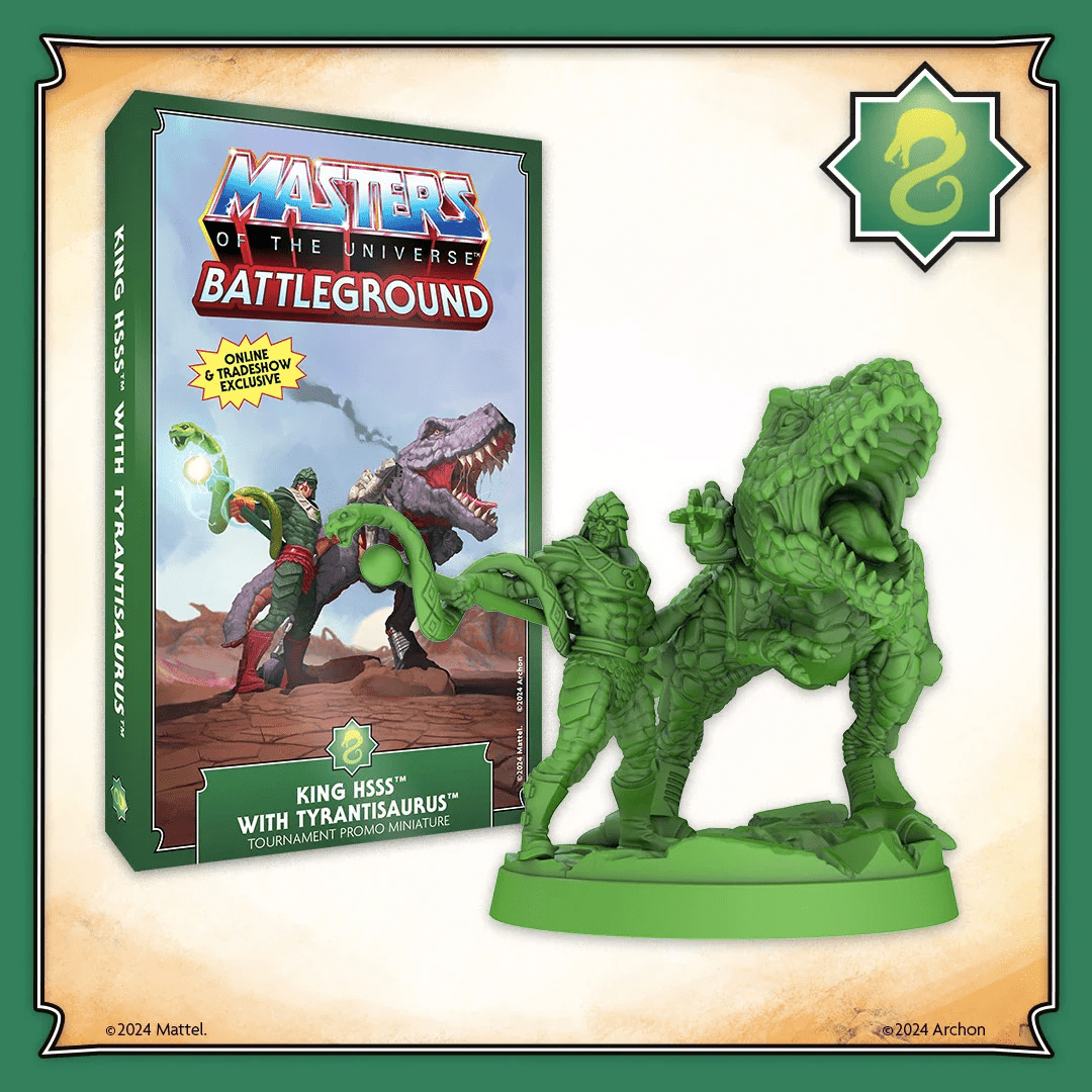 Masters of the Universe: Battleground – King Hsss with Tyrantisaurus