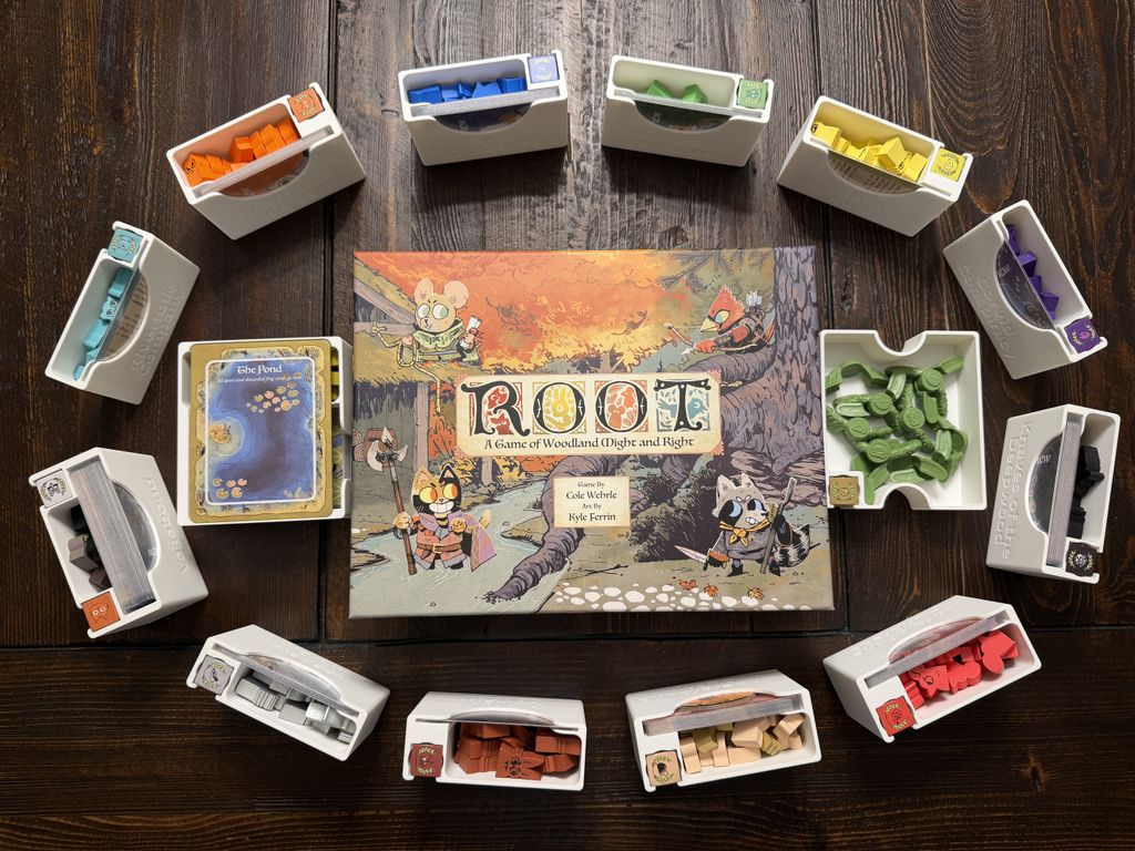 3D Printed Insert / Organizer for Root All-In (Minus Clockwork) | Root