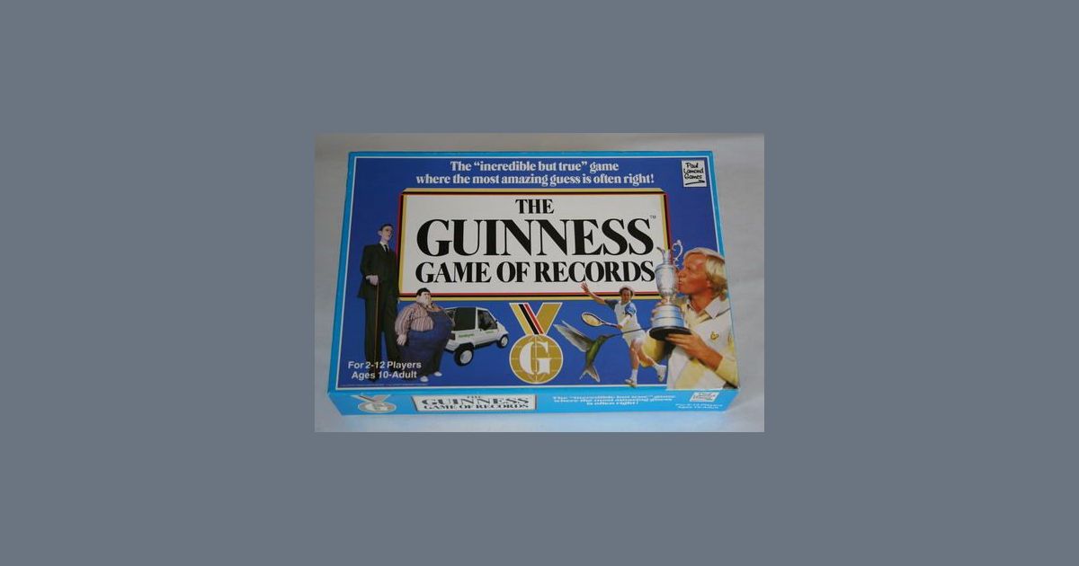 The Guinness Game of Records Board Game BoardGameGeek