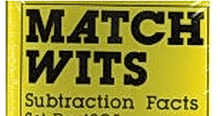 Match Wits Subtraction Facts | Board Game | BoardGameGeek