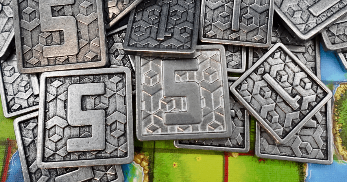 Cubitos: GeekUp Bit Set – Metal Coins | Board Game Accessory ...