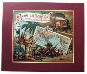 Reise um die Erde: ein humoristisches geographisches Gesellschaftsspiel