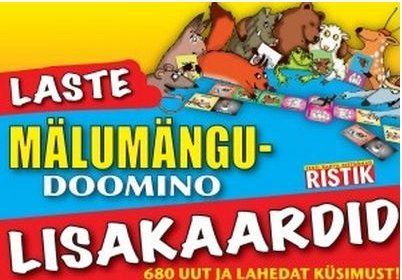 Laste Mälumängudoomino lisakaardid box art
