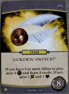 Harry Potter: Hogwarts Battle – Defence Against the Dark Arts: Golden Snitch Promo Card