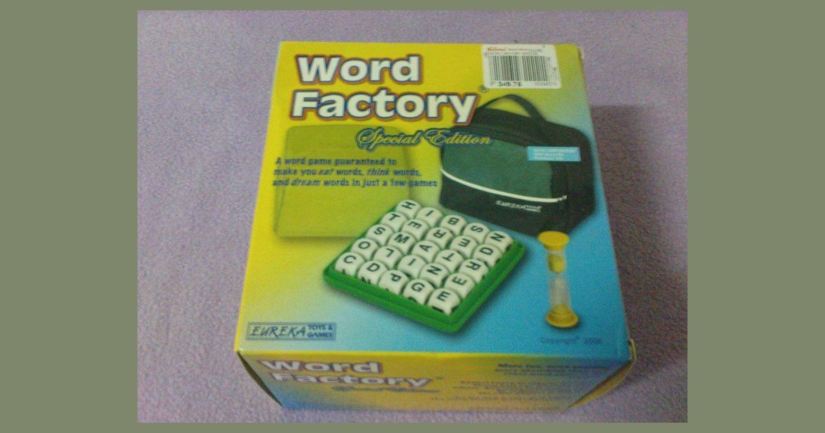 Word Factory Board Game BoardGameGeek