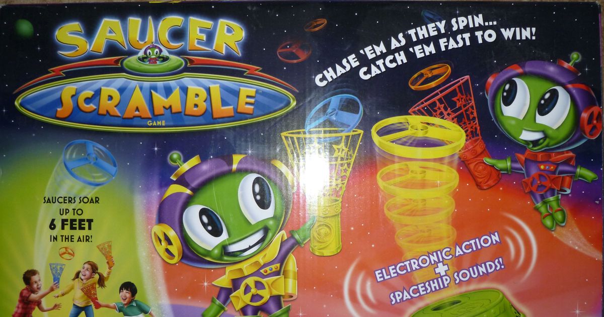 Saucer Scramble Board Game BoardGameGeek