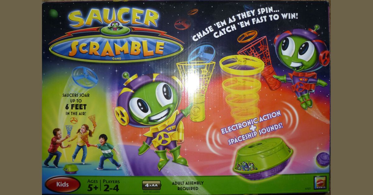 Saucer Scramble Board Game BoardGameGeek