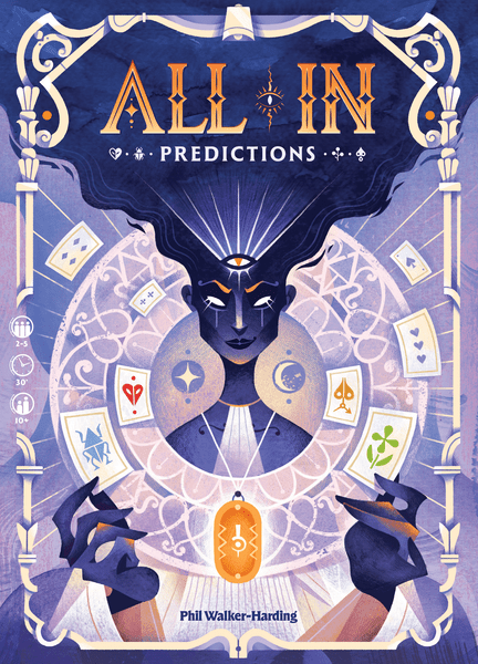 All In: Predictions, Next Move Games, 2026 — front cover (image provided by the publisher)