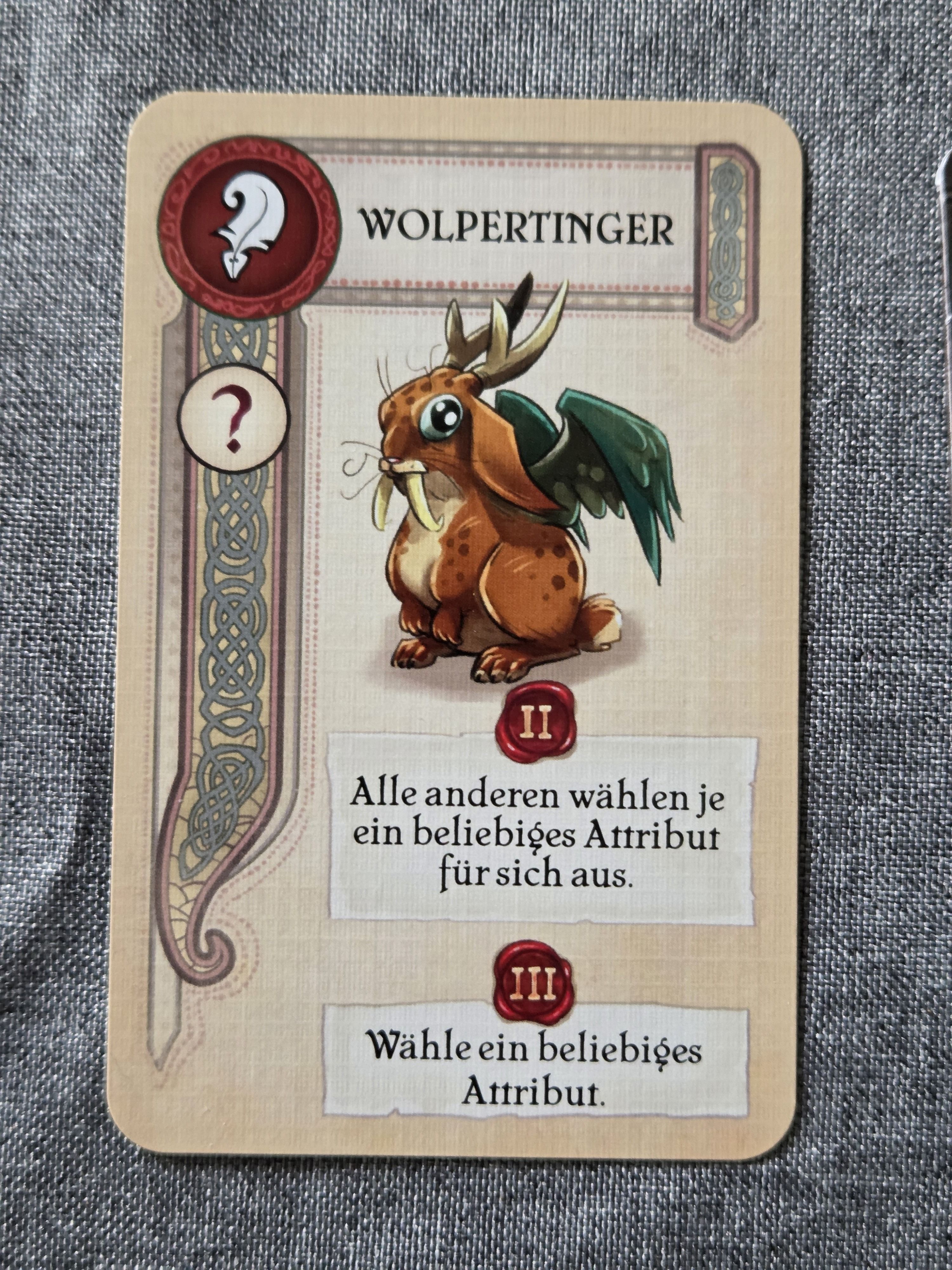 3 Chapters: Wolpertinger Promo Card
