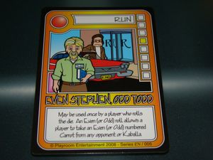Killer Bunnies and the Quest for the Magic Carrot: Even Stephen, Odd Todd Promo Card