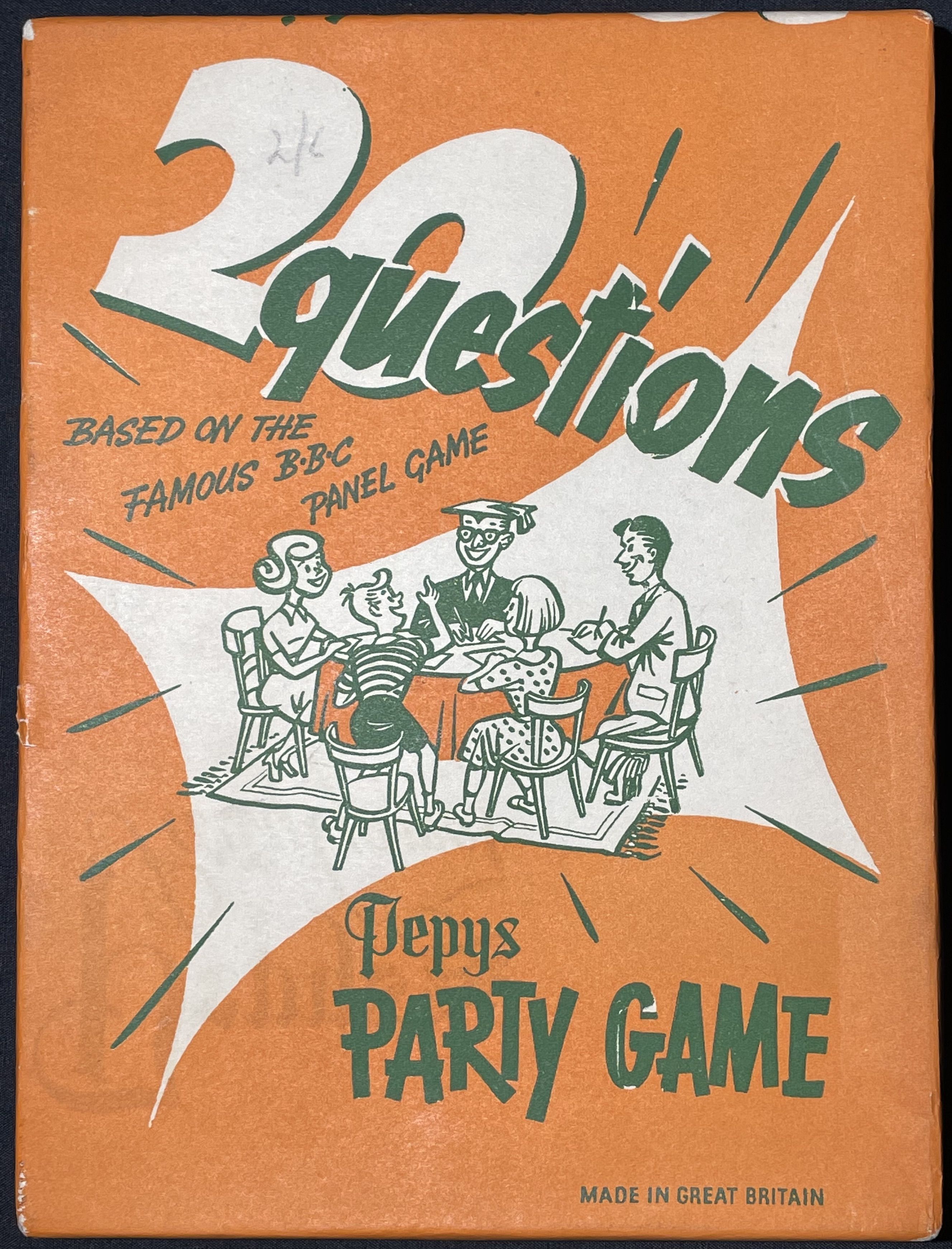 Coperta 20 Questions (Pepys Party Game)
