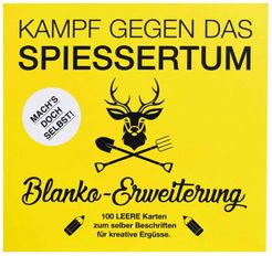 Kampf gegen das Spiessertum: Blanko-Erweiterung