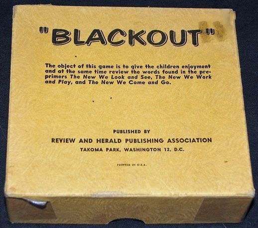 "Blackout" box art