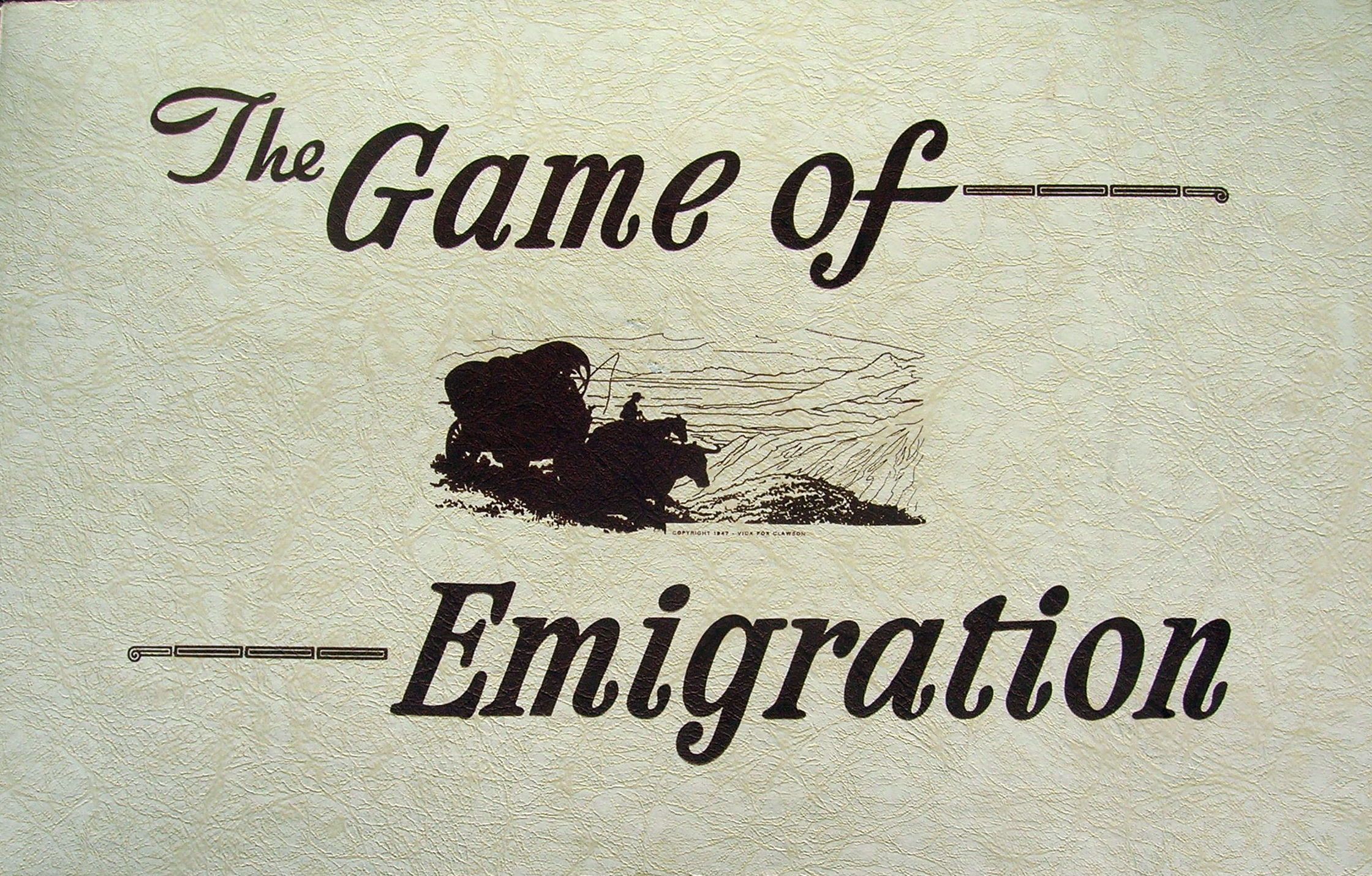 The Game of Emigration box art