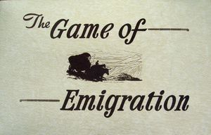 The Game of Emigration