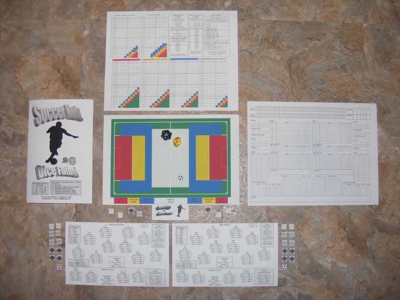 Soccer Nutz Dice Futball