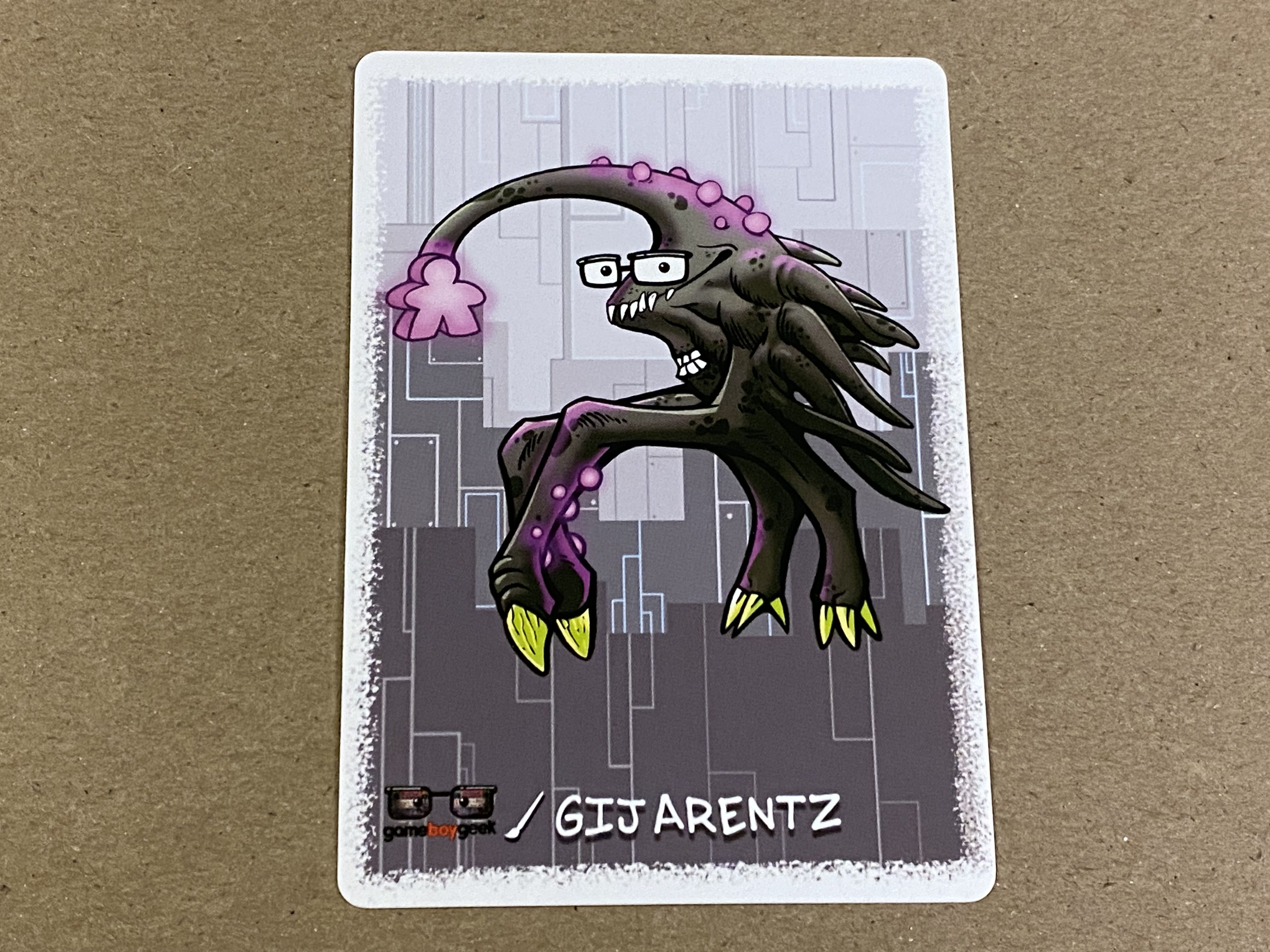 MonsDRAWsity: Game Boy Geek 2021 Promo Card cover art