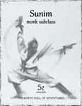 RPG Item: Sunim: Monk Subclass