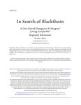 RPG Item: DYV6-08: In Search of Blackthorn