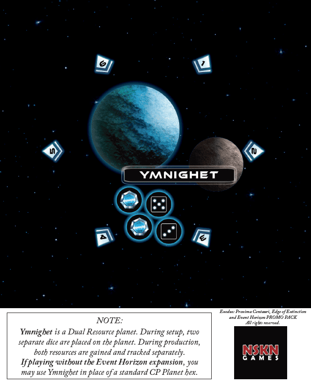 Exodus: Proxima Centauri – Ymnighet Mini-Expansion box art