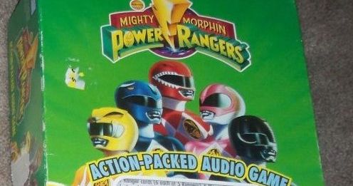 Mighty Morphin Power Rangers Audio Game | Board Game | BoardGameGeek