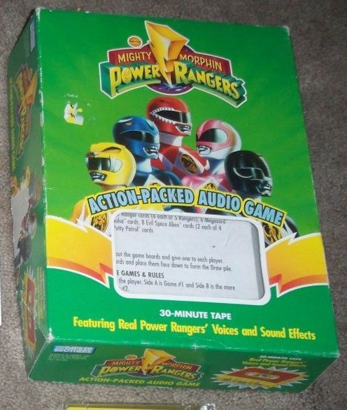 Mighty Morphin Power Rangers Audio Game cover art