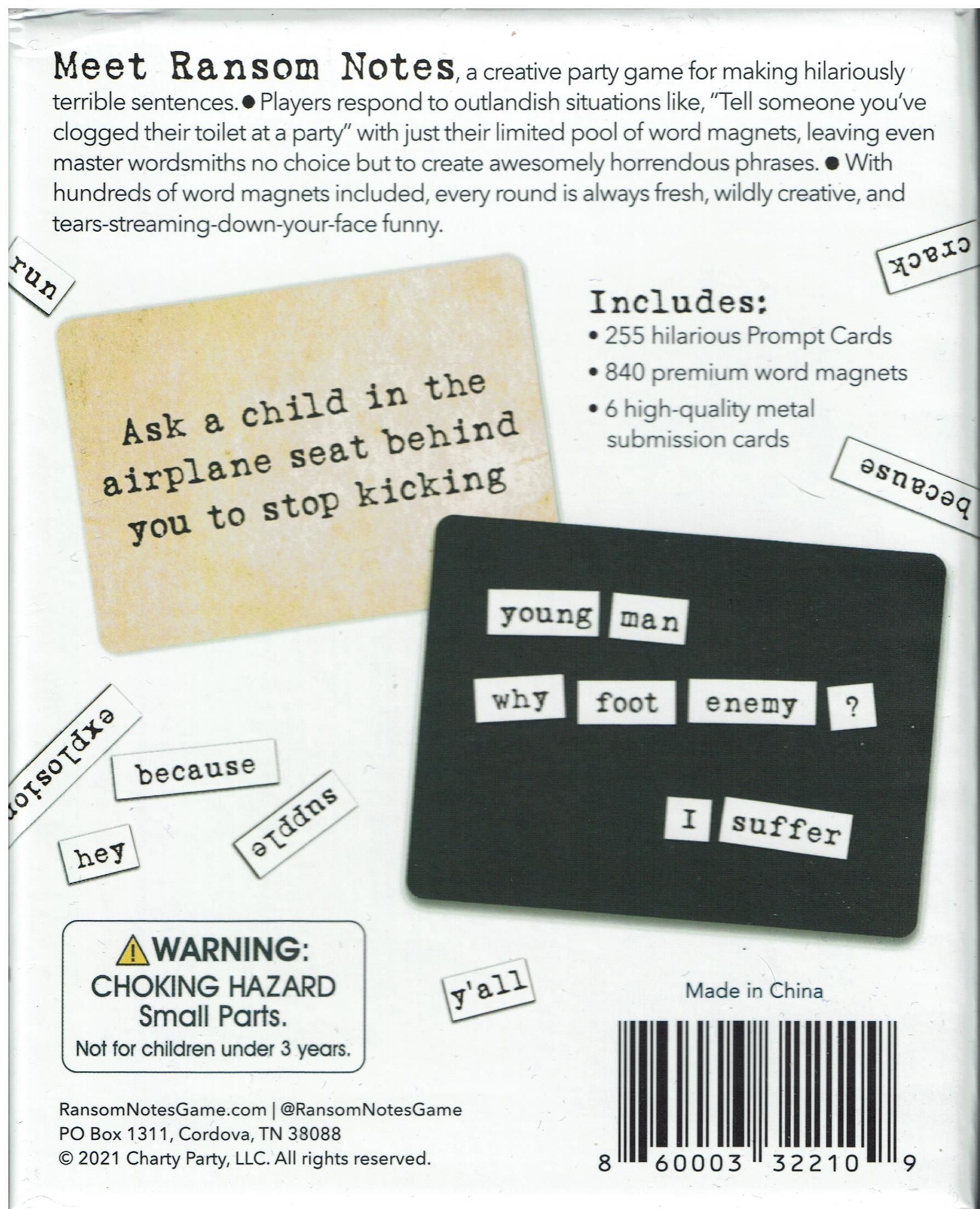 Ransom Notes | Image | BoardGameGeek