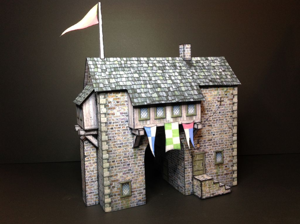 East Gate | Building in Papercraft