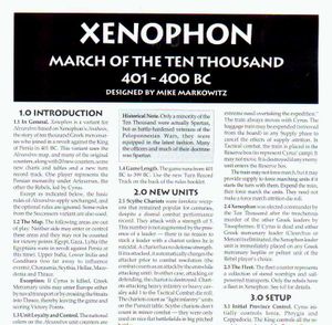 Xenophon: March of the Ten Thousand 401 - 400 BC