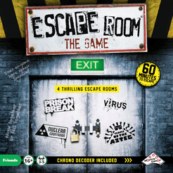 Escape Room The Game, Versão 2 - com 4 Salas de Fuga Emocionantes Resolva o  jogo de tabuleiro misterioso para adultos e adolescentes