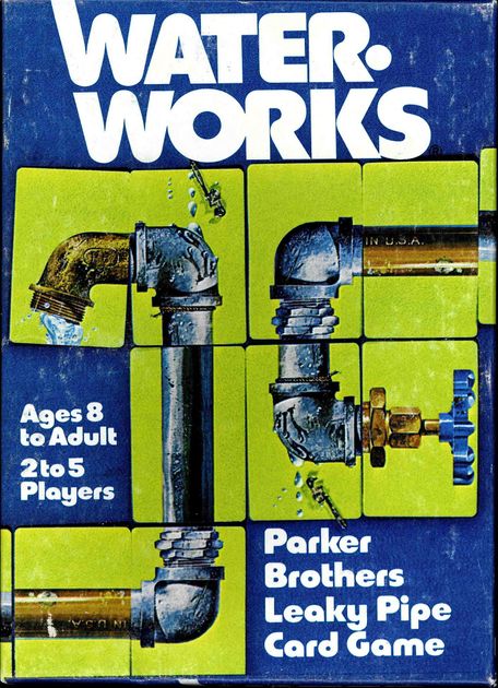 Waterworks Parker Brothers Leaky Pipe Card Game for sale online 1972 