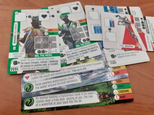 Another set of unofficial errata stickers | Vantage