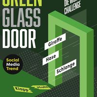 Green Glass Door