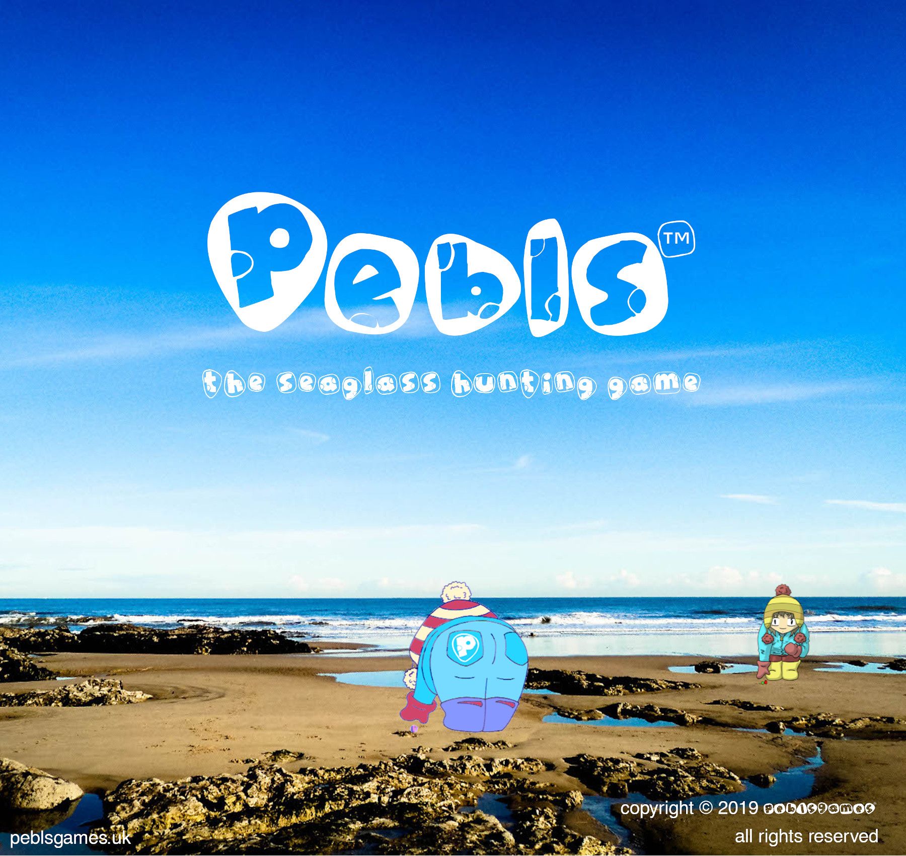PEBLS: the Sea Glass hunting game