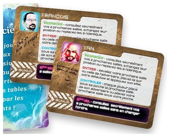 Room 25 Double Rush: Cartes Bonus Yan Et François