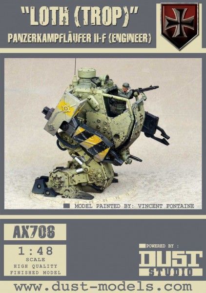 Dust Tactics: Panzerkamplaufer II-F – "Loth (Troop)"