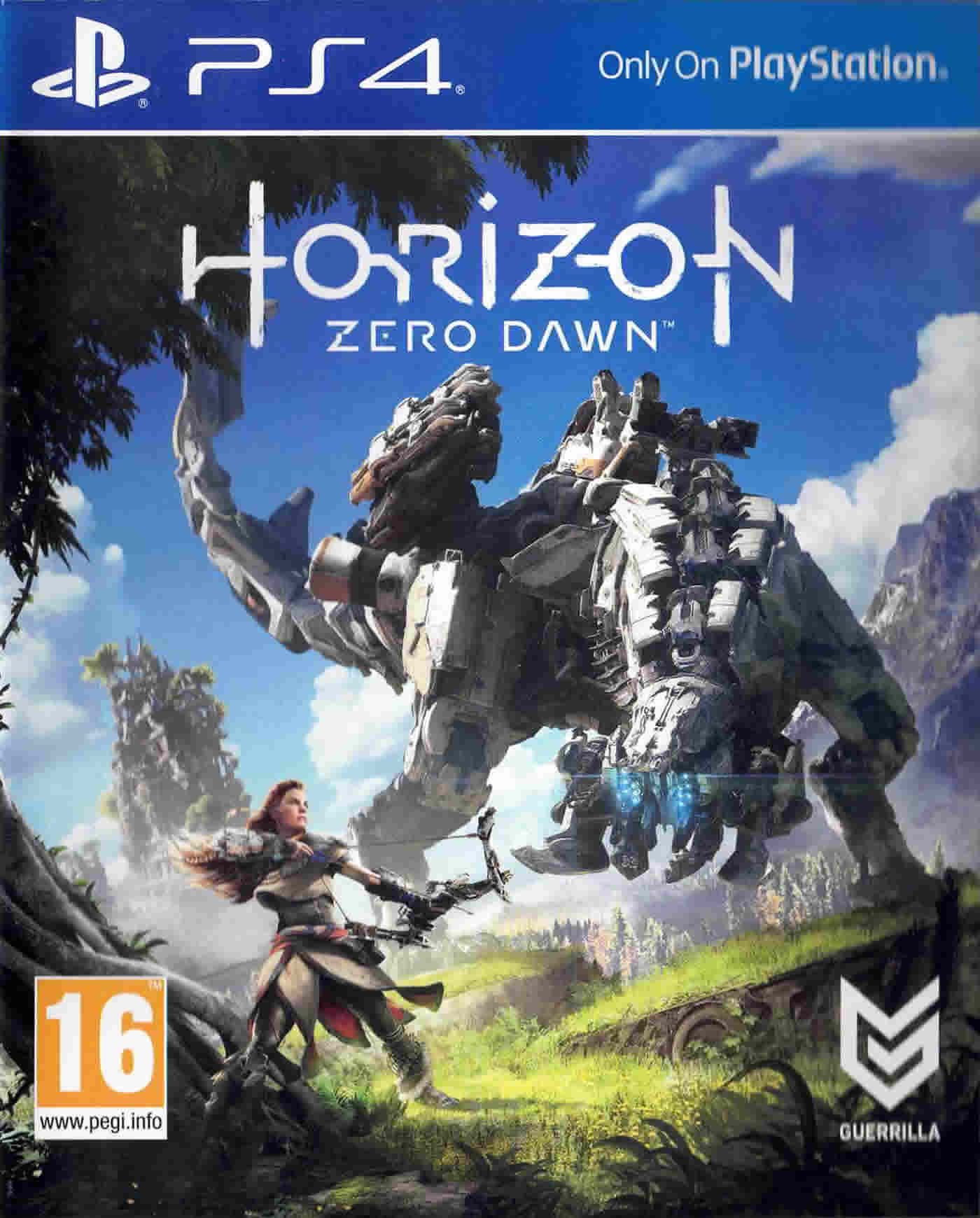 Horizon Zero Dawn box art