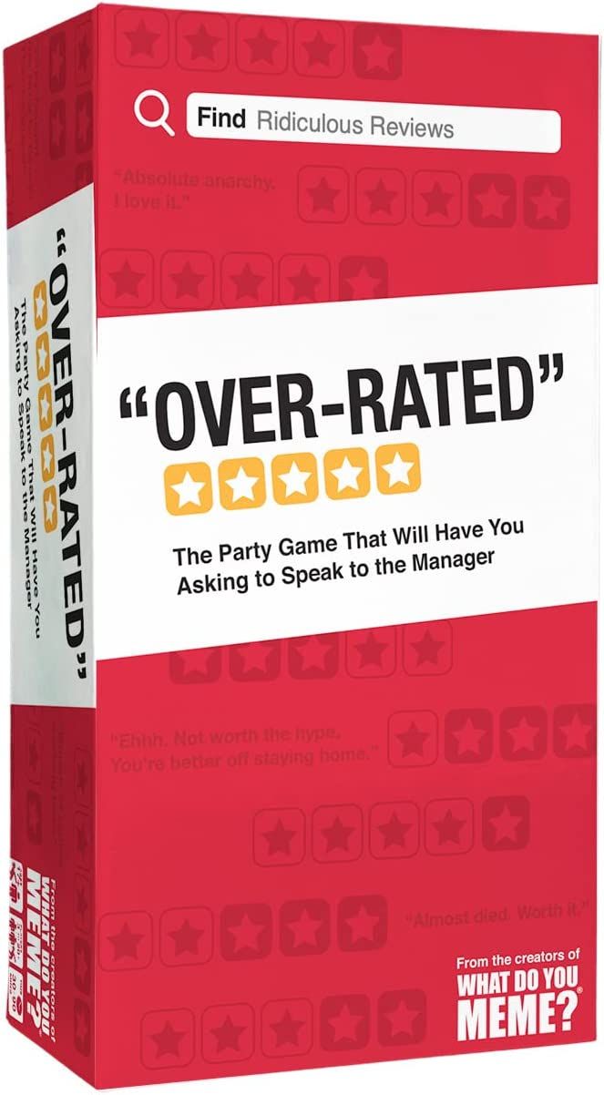 Boîte du jeu Over-Rated